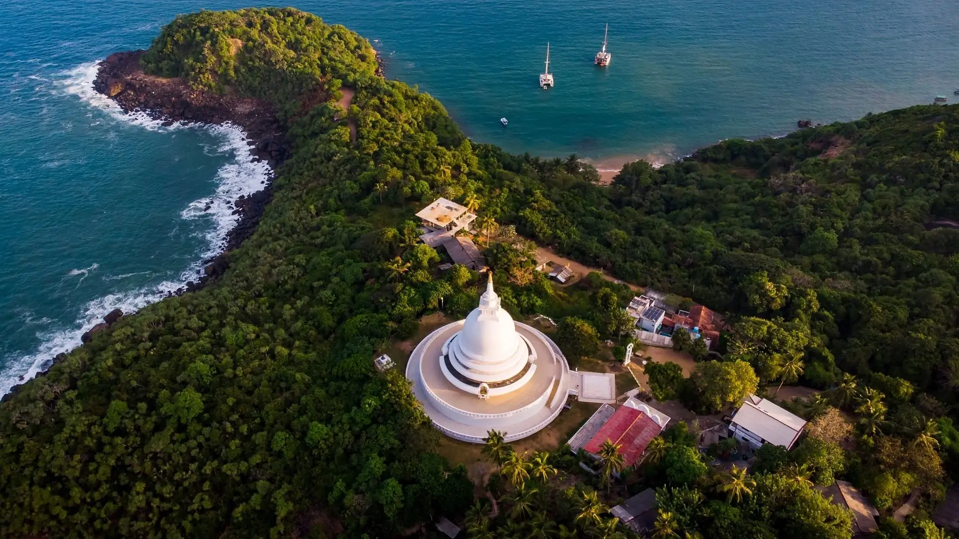 Unawatuna Beach at sunset